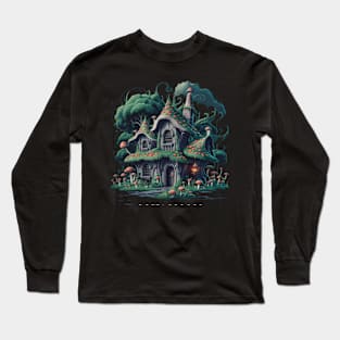 Aesthetic Goblincore and dark Cottagecore Mushroom women Long Sleeve T-Shirt